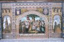 Tilework representing Logrono, Plaza de Espana, Seville